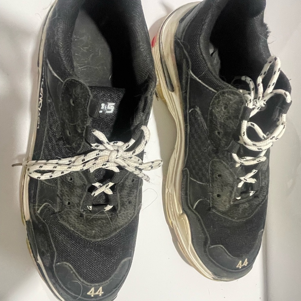 Balenciaga Black and White Sneakers